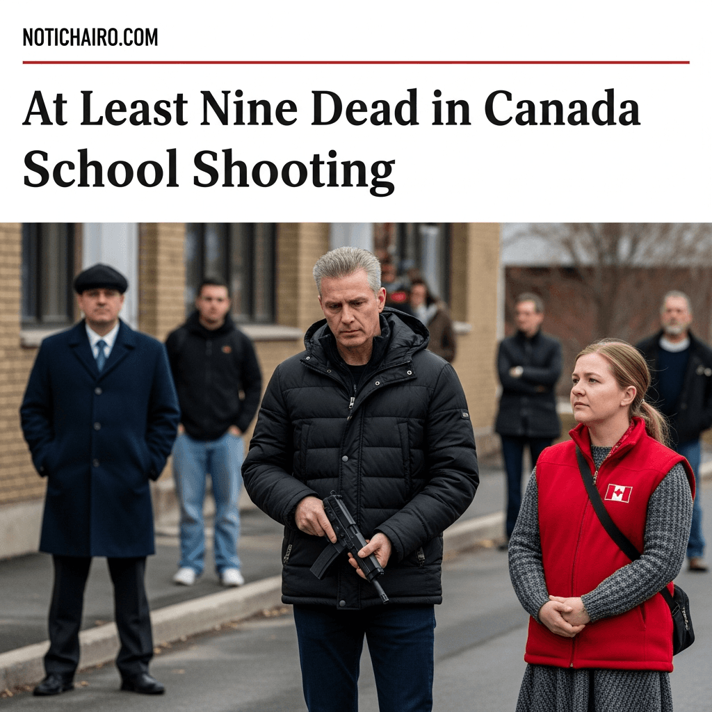 Al menos nueve muertos en un tiroteo en una escuela de Canadá