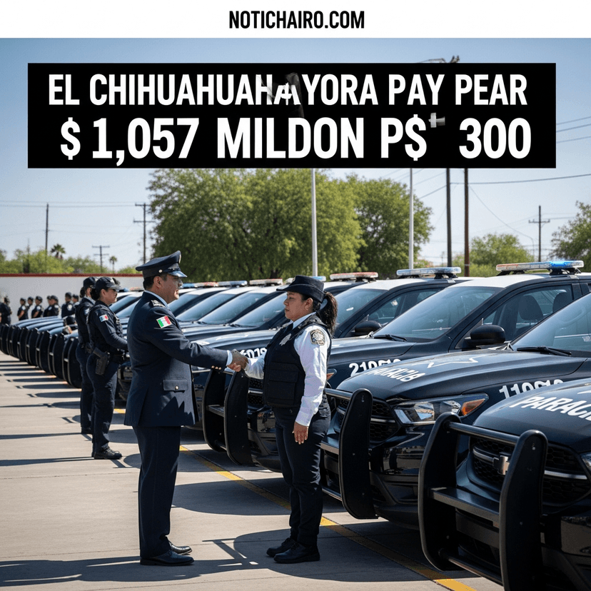 Alcaldía de Chihuahua pagará mil 57 mdp por la renta de 300 patrullas