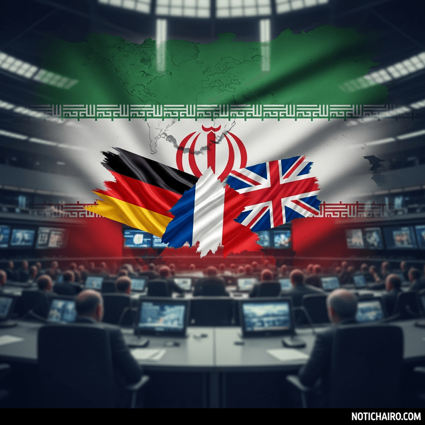 Alemania, Francia y Reino Unido se unen a ofensiva contra Irán