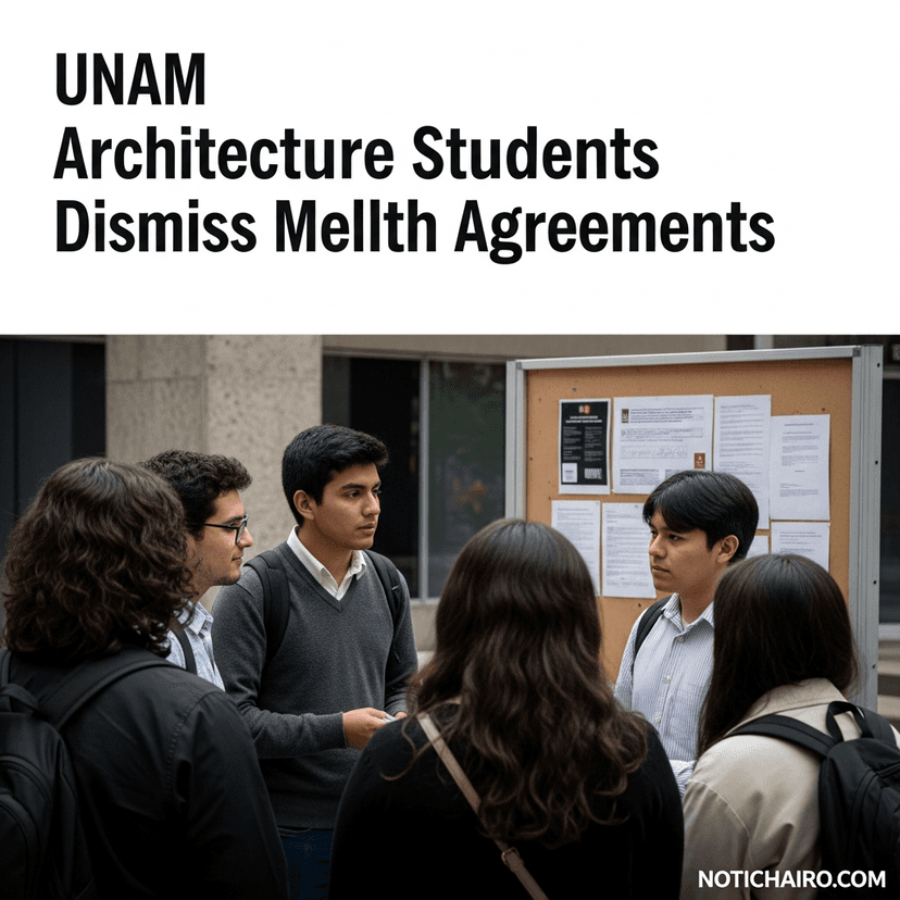Alumnos de Arquitectura de la UNAM desestiman acuerdos sobre salud mental