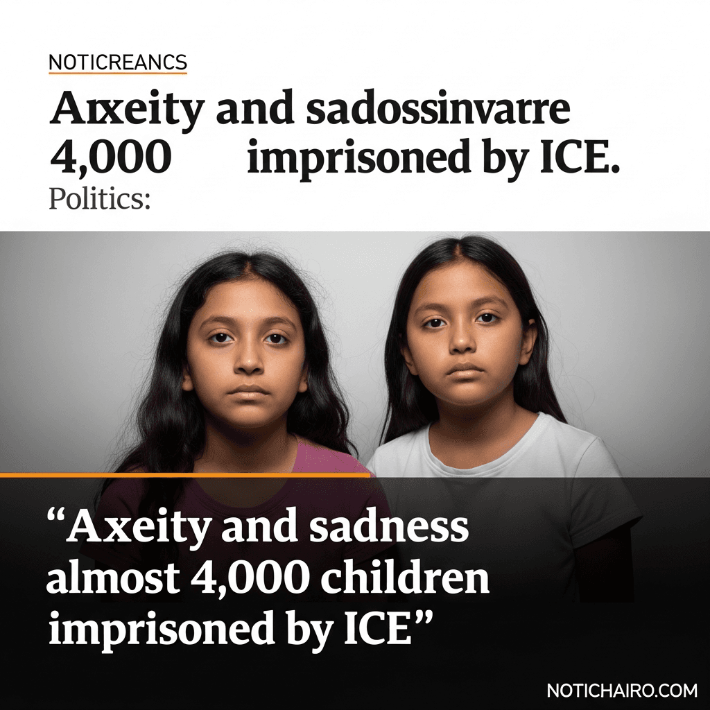 Ansiedad y tristeza invaden a casi 4 mil niños encarcelados por ICE