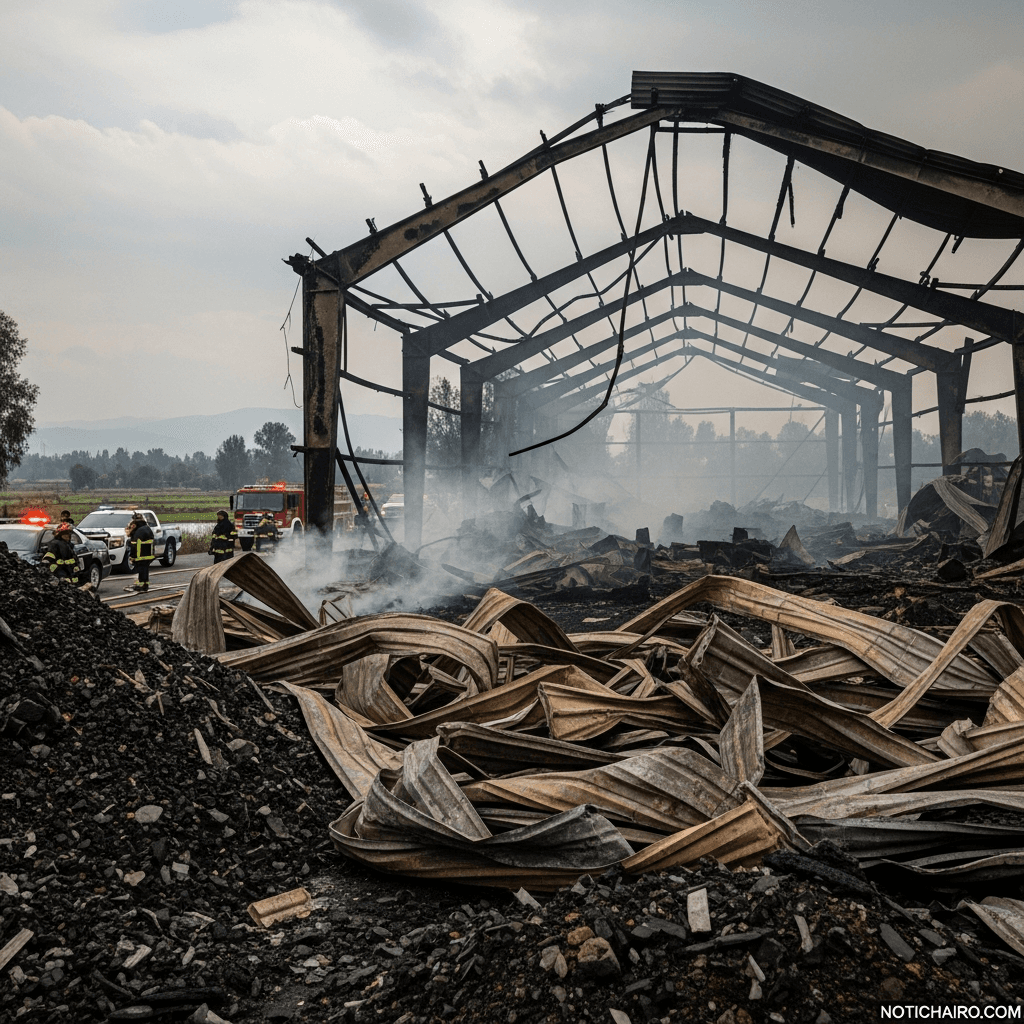 Arrasa incendio almacén en Xochimilco