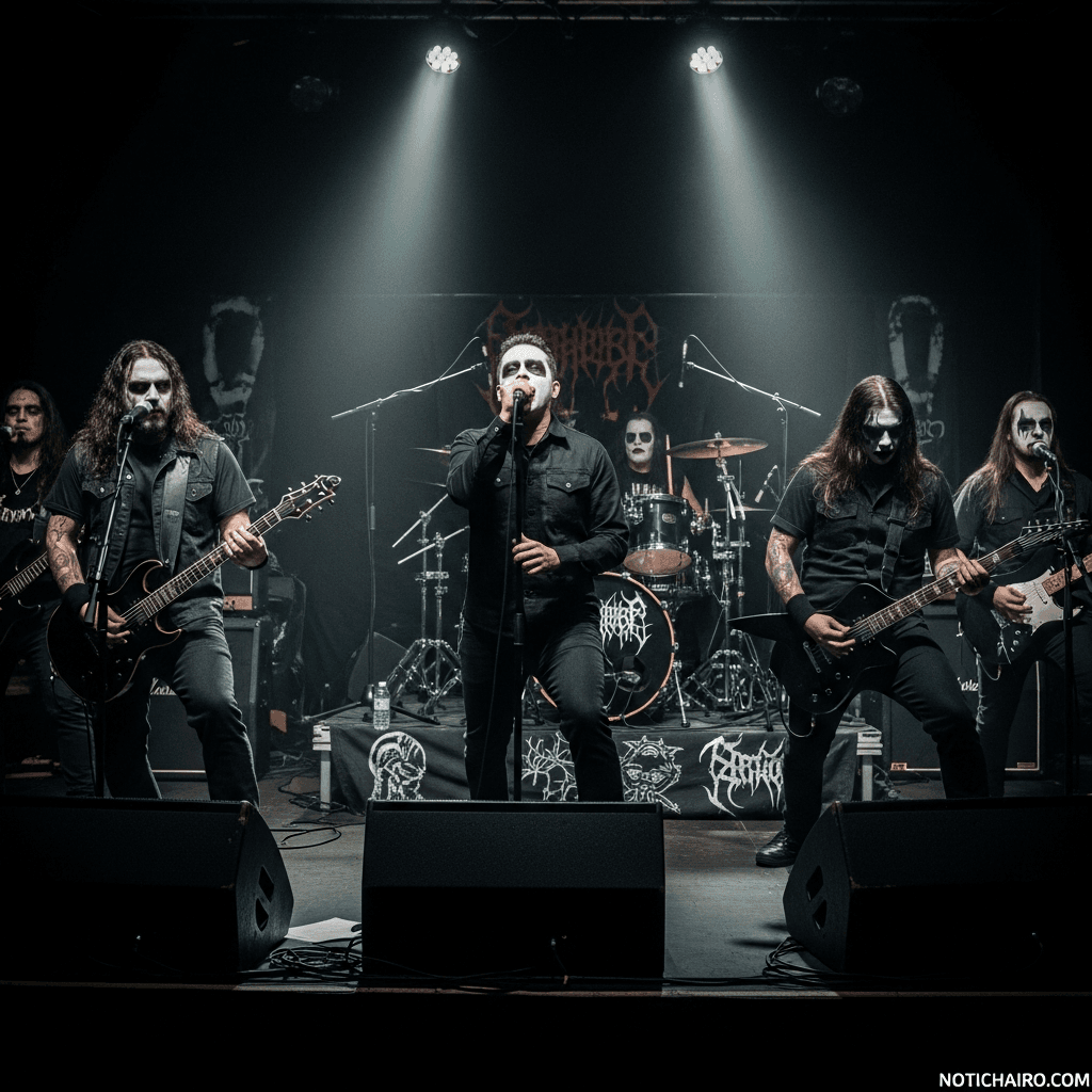 Banda de black metal nacionalsocialista se presentó en la ciudad de Puebla