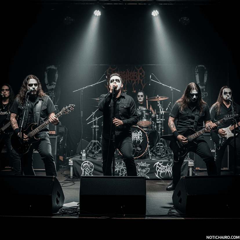 Banda de black metal nacionalsocialista se presentó en la ciudad de Puebla