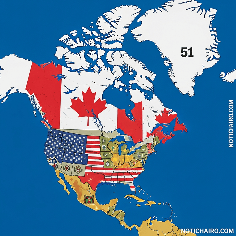 Canadá sería el estado 51 de EU, no Groenlandia, ironiza Trump
