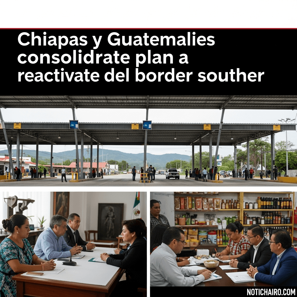 Chiapas y Guatemala buscan consolidar plan para reactivar la economía de la frontera sur