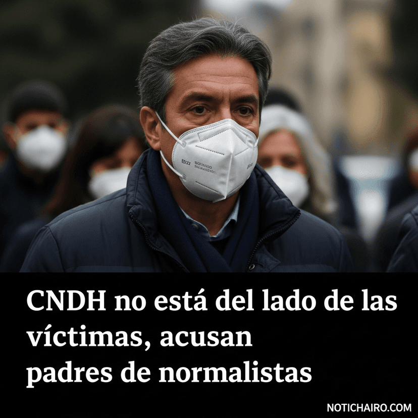 CNDH no está del lado de las víctimas, acusan padres de normalistas
