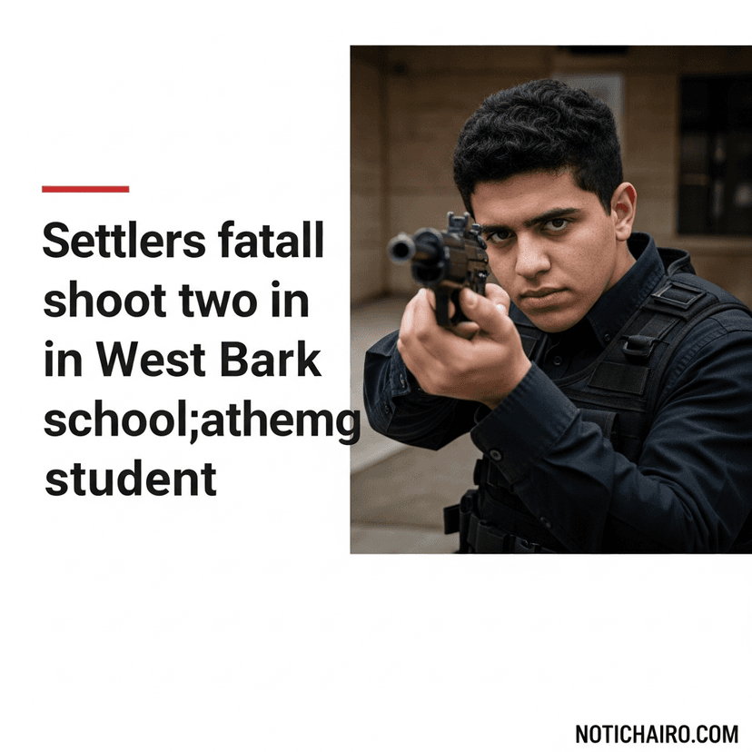 Colonos asesinan a tiros a dos en escuela cisjordana; entre ellos, un estudiante