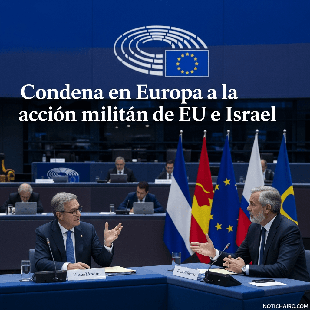 Condena en Europa a la acción militar de EU e Israel