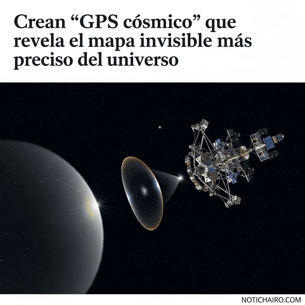 Crean “GPS cósmico” que revela el mapa invisible más preciso del universo