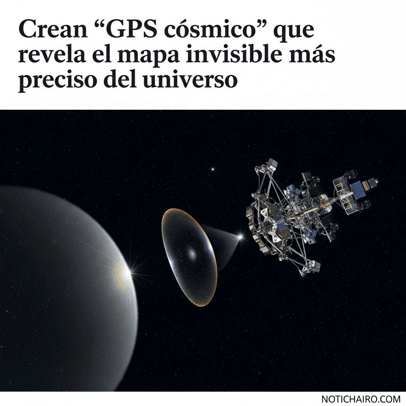 Crean “GPS cósmico” que revela el mapa invisible más preciso del universo