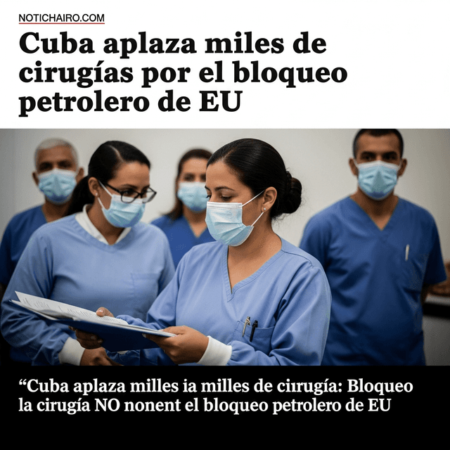Cuba aplaza miles de cirugías por el bloqueo petrolero de EU