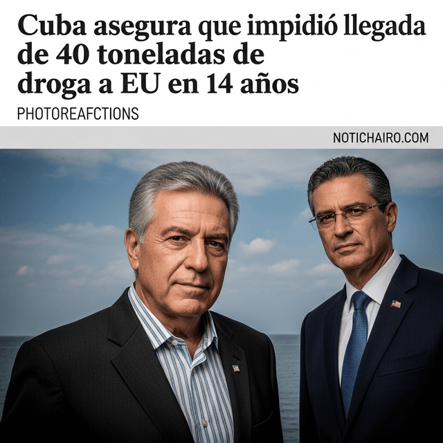 Cuba asegura que impidió llegada de 40 toneladas de droga a EU en 14 años