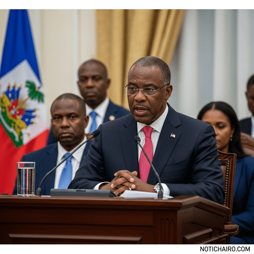 Dimite consejo presidencial de Haití; Estados Unidos respalda al primer ministro