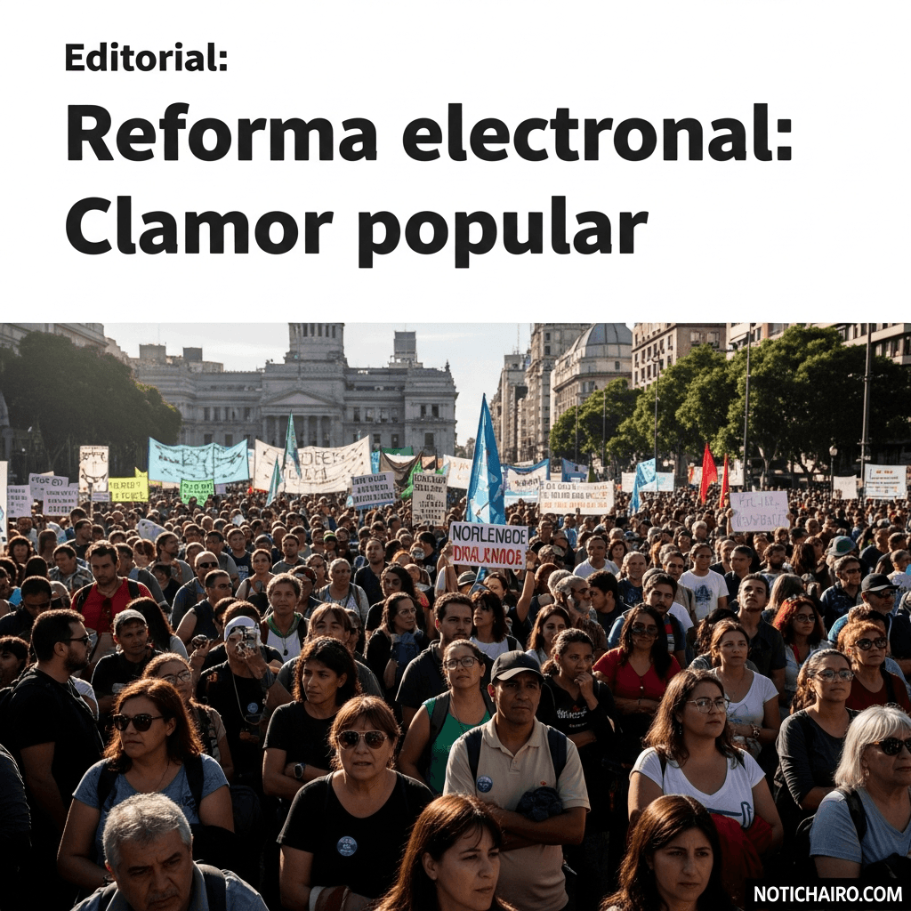 Editorial: Reforma electoral: clamor popular