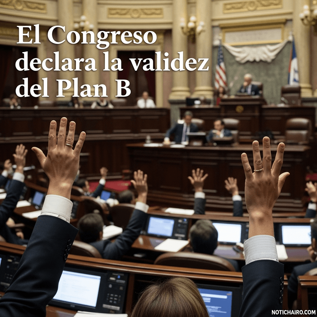 El Congreso declara la validez del plan B