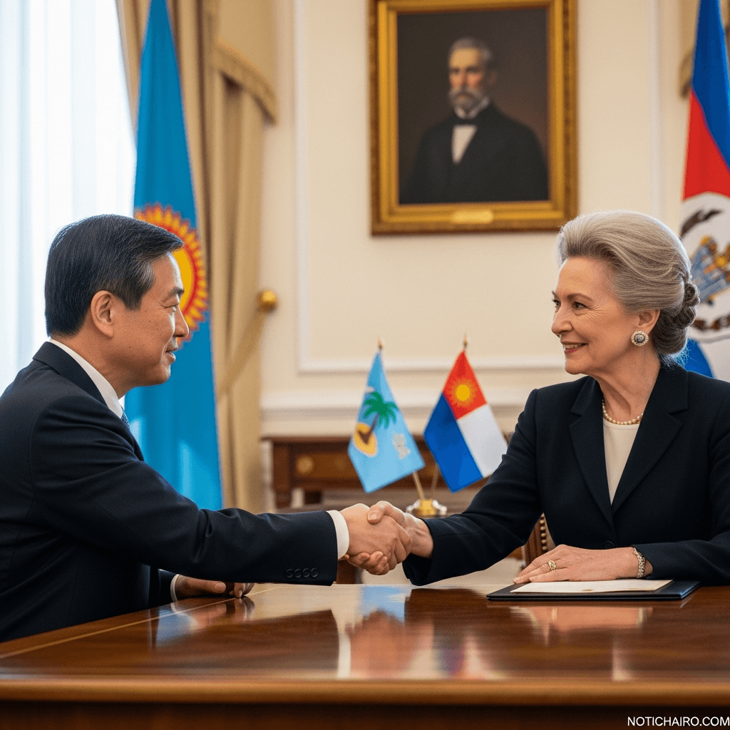 El embajador de la isla agradece a la Presidenta