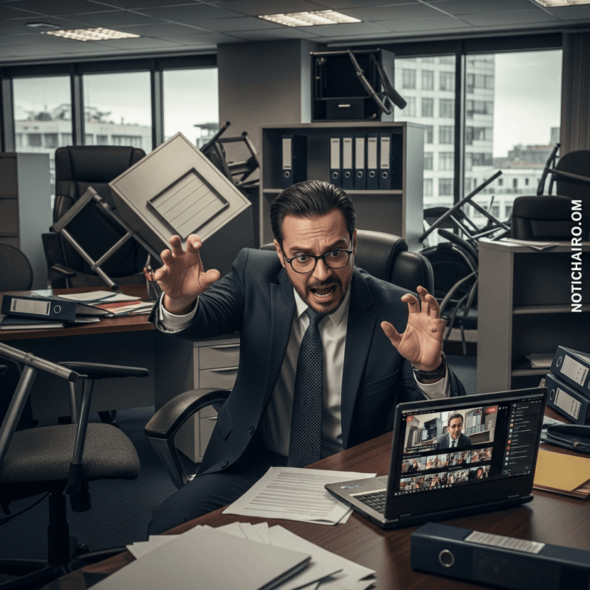 El ex funcionario se atrinchera en la SEP y lanza transmisión continua