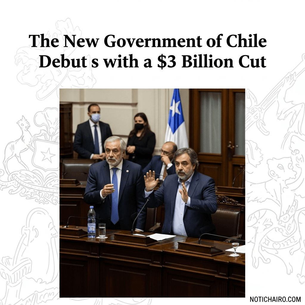 El nuevo gobierno de Chile debuta con un recorte de 3 mil mdd