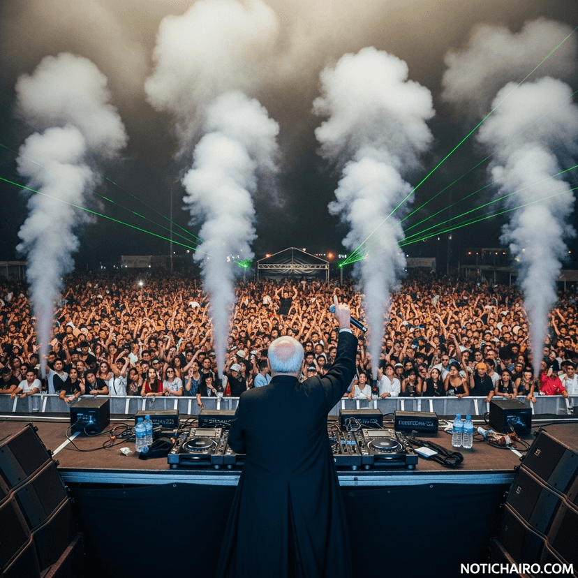 El padre Guilherme oficia “misa” techno frente a 100 mil personas