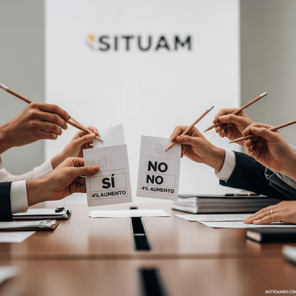 El Situam votará mañana si acepta aumento de 4%