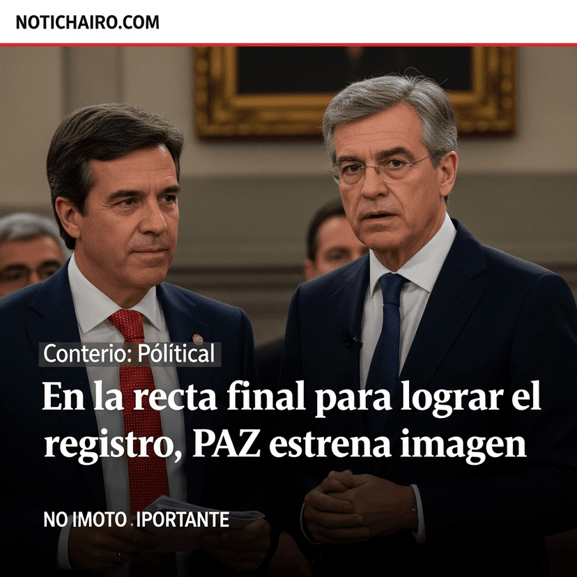 En la recta final para lograr el registro, PAZ estrena imagen