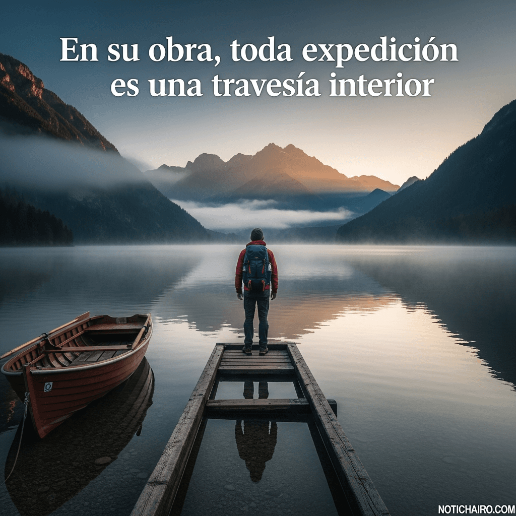 En su obra, toda expedición es una travesía interior