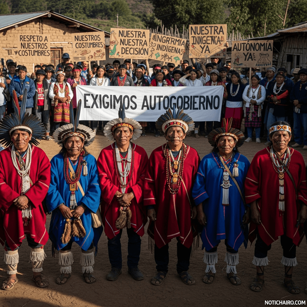 Exigen respetar autogobierno en comunidades indígenas