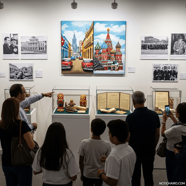 Exposición celebra los vínculos entre Cuba y Rusia