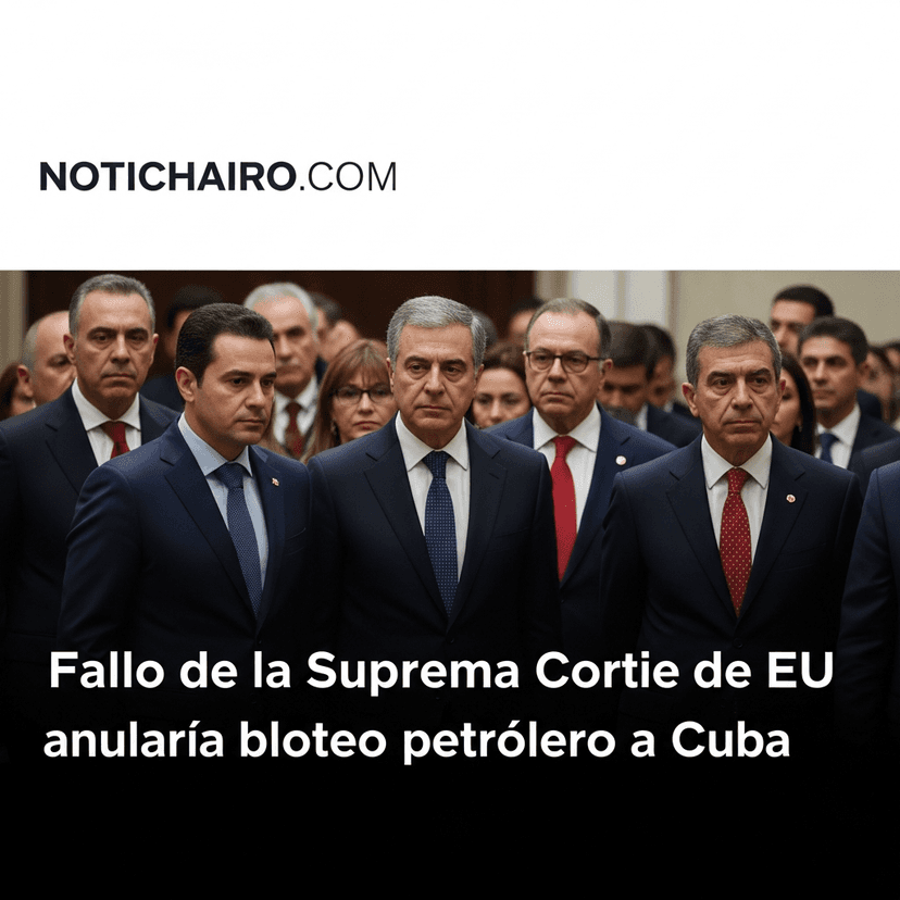 Fallo de la Suprema Corte de EU anularía bloqueo petrolero a Cuba