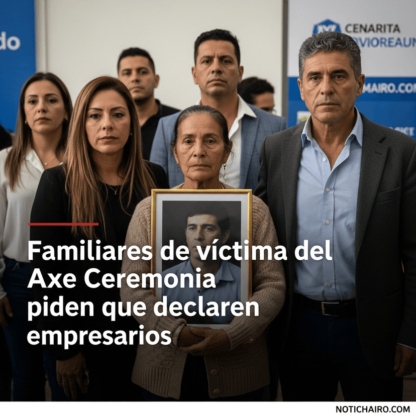 Familiares de víctima del Axe Ceremonia piden que declaren empresarios