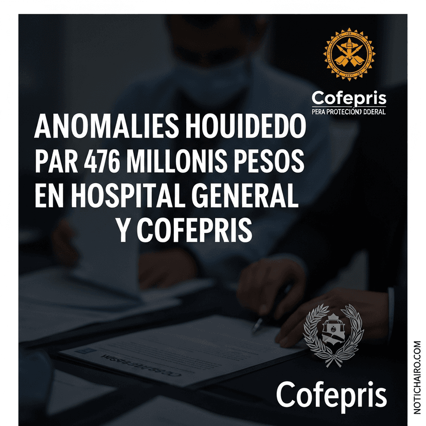 Hallan anomalías por 476 mdp en Hospital General y Cofepris