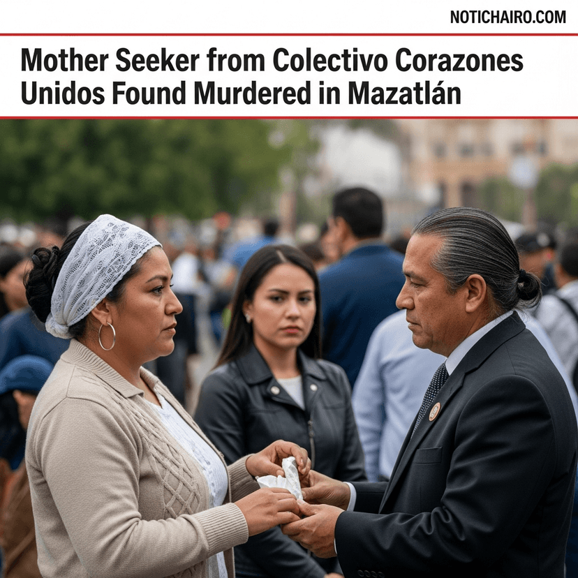 Hallan asesinada en Mazatlán a madre buscadora de Colectivo Corazones Unidos