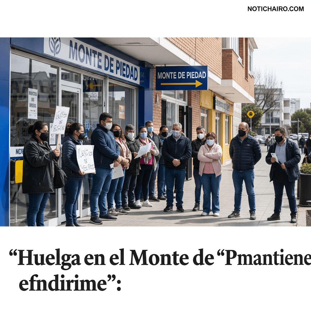 Huelga en el Monte de Piedad se“mantiene en firme”: sindicato