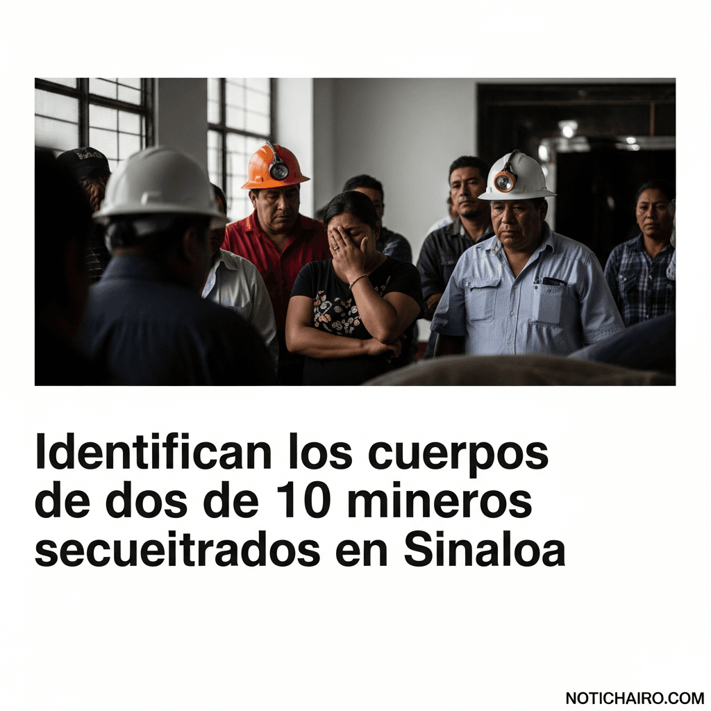 Identifican los cuerpos de dos de 10 mineros secuestrados en Sinaloa