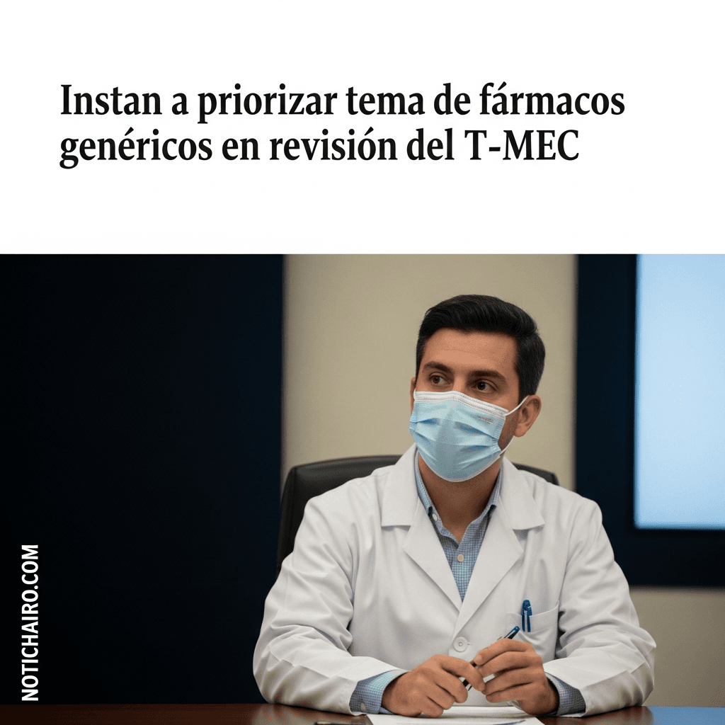 Instan a priorizar tema de fármacos genéricos en revisión del T-MEC