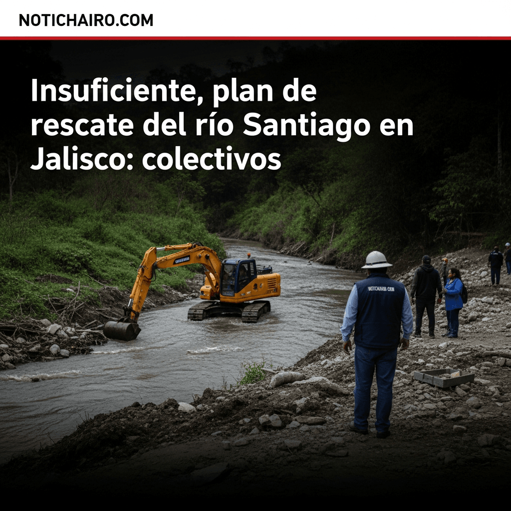 Insuficiente, plan de rescate del río Santiago en Jalisco: colectivos