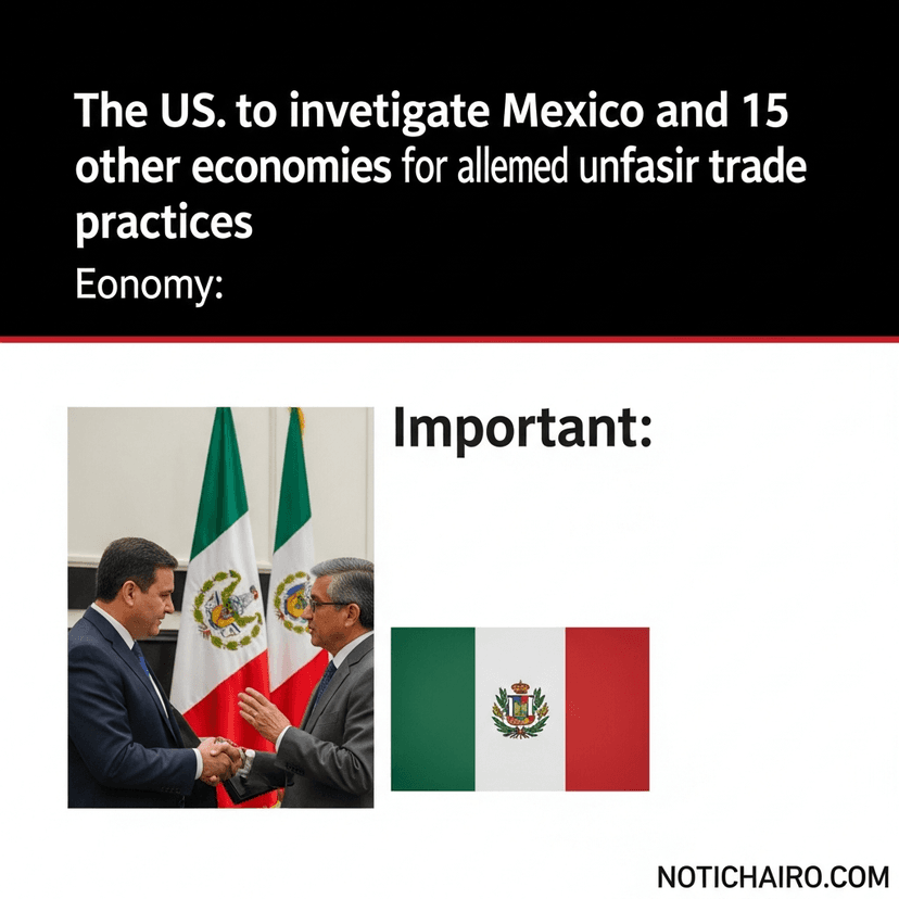 Investigará EU a México y 15 economías más por supuesto comercio desleal