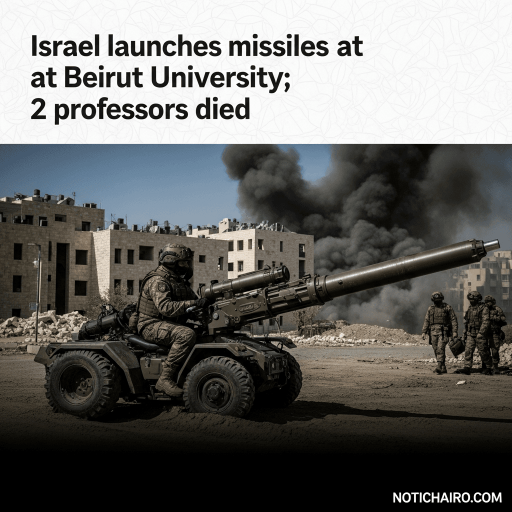 Israel lanza misiles a la Universidad de Beirut; murieron 2 profesores