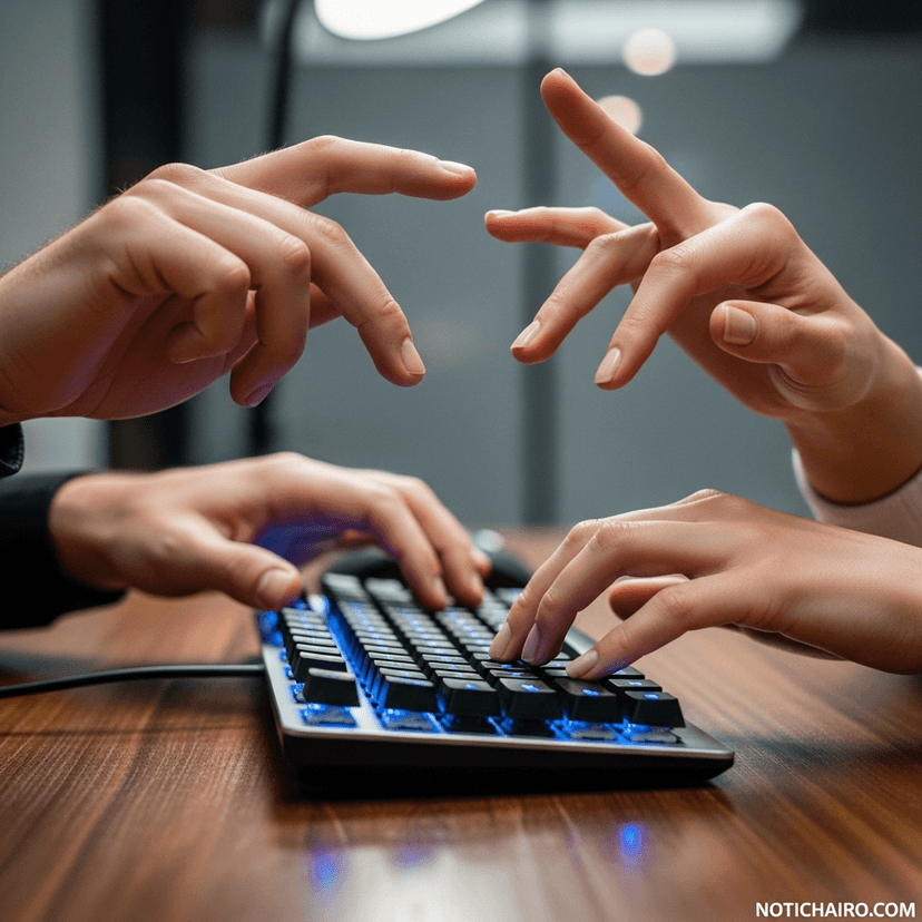La danza de las manos sobre el teclado