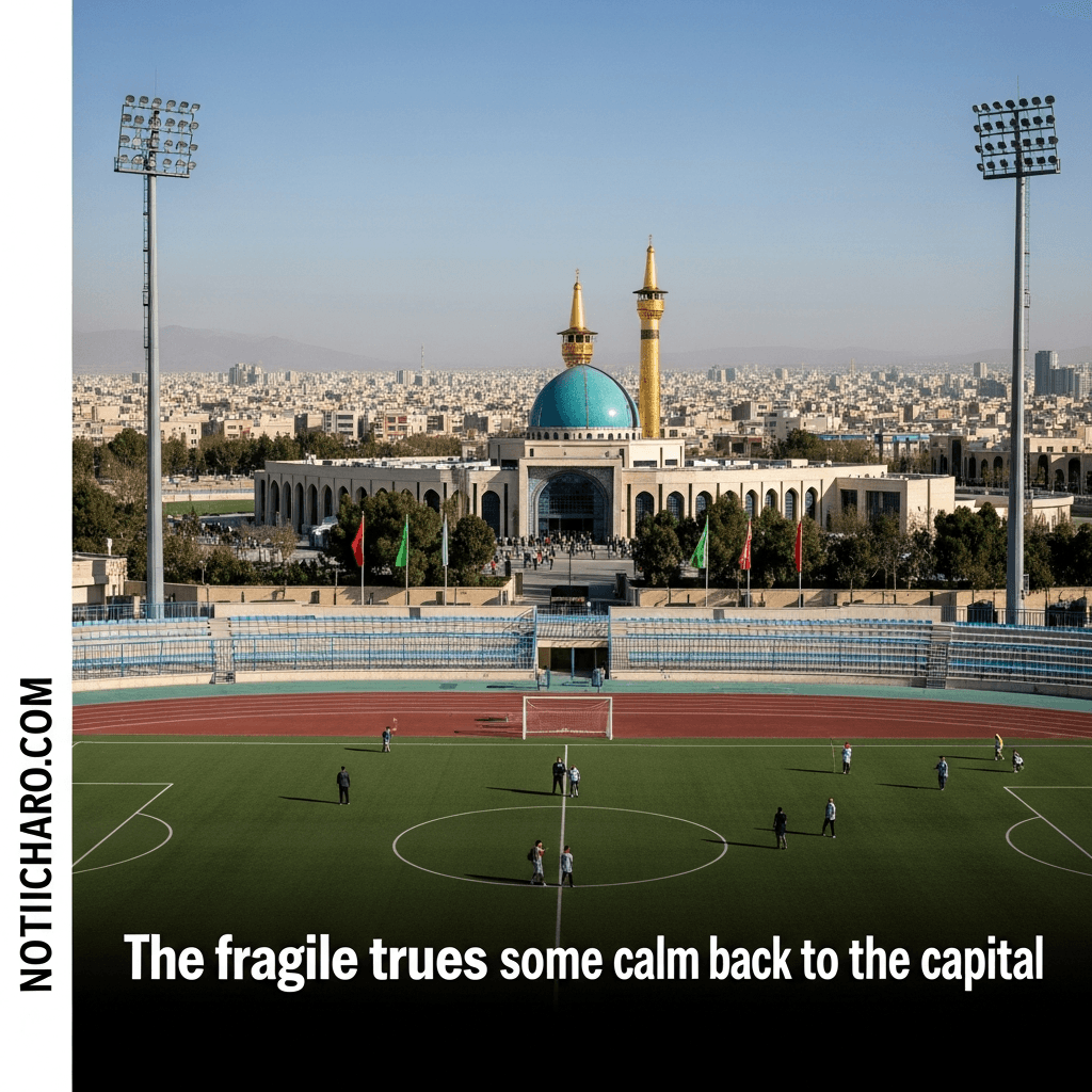 La frágil tregua regresa un poco de calma a la capital iraní
