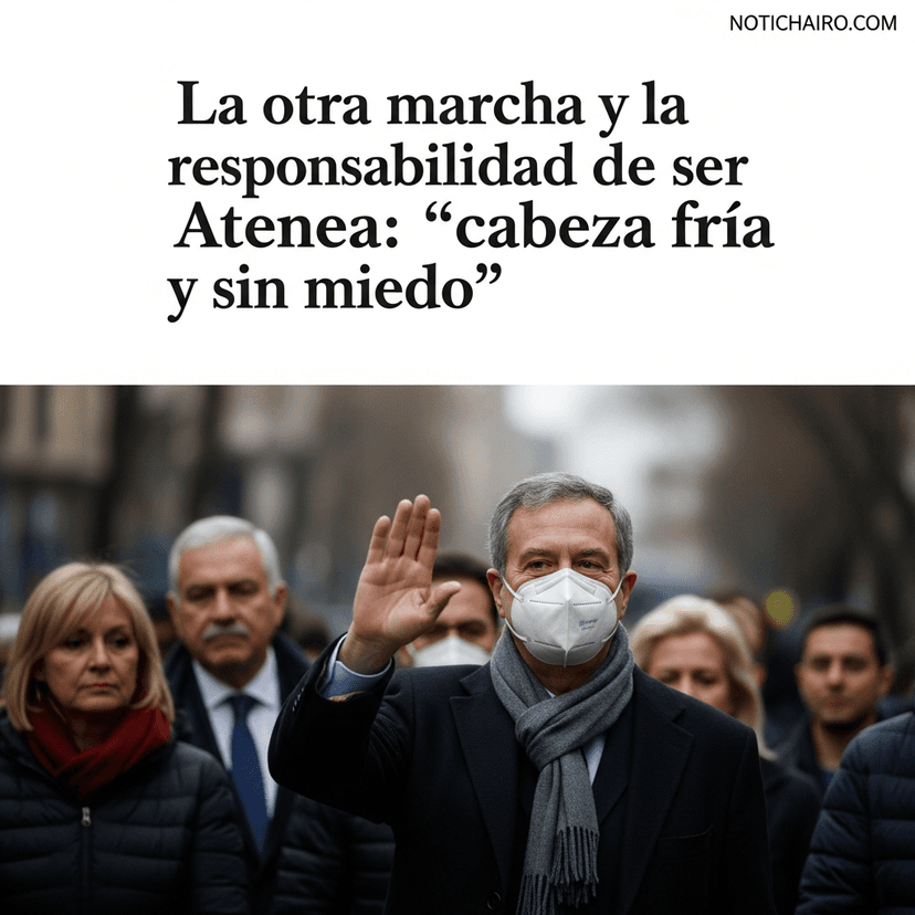 La otra marcha y la responsabilidad de ser Atenea: “cabeza fría y sin miedo”