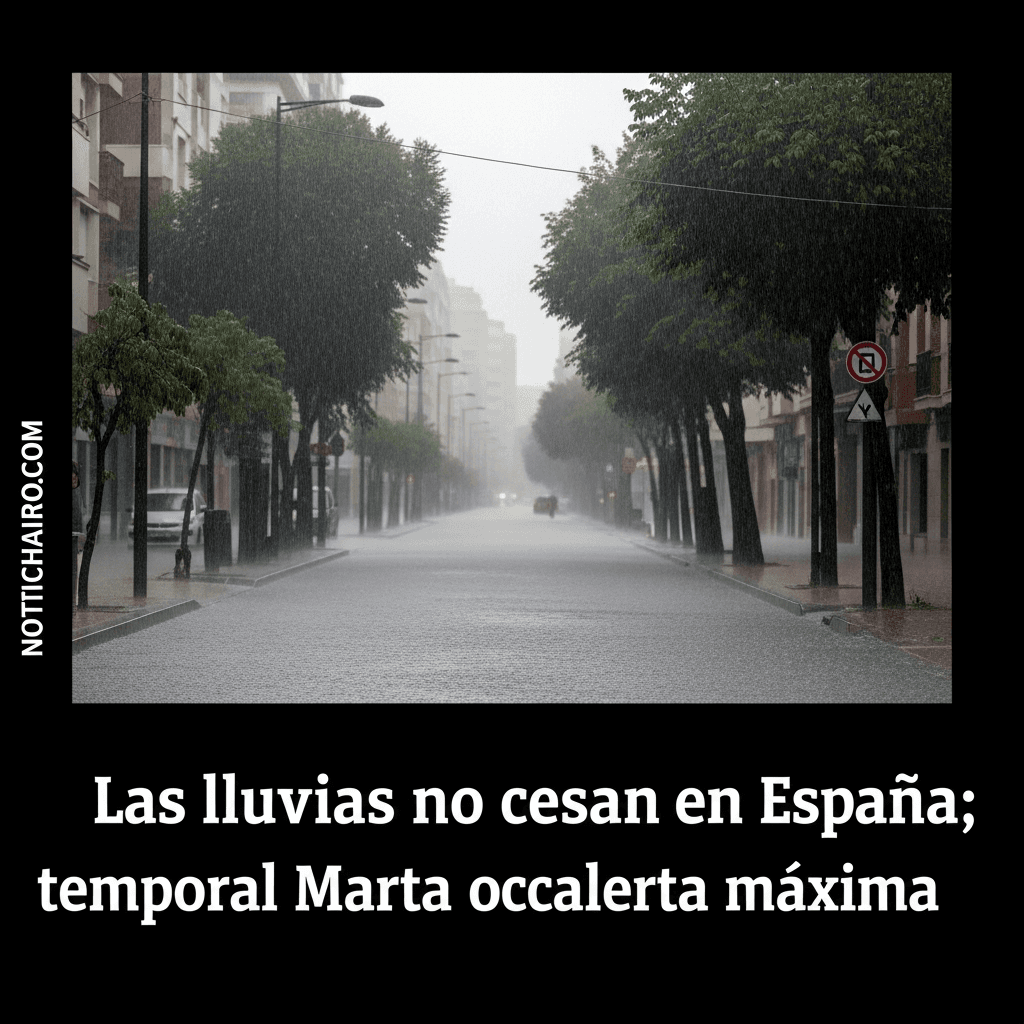 Las lluvias no cesan en España; temporal Marta ocasiona alerta máxima