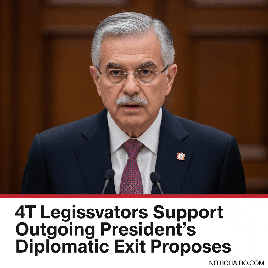Legisladores de la 4T apoyan propuesta de la Presidenta de salida diplomática