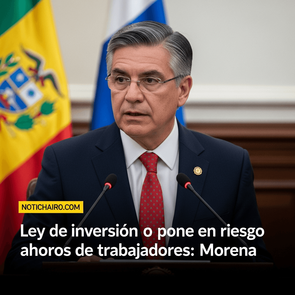 Ley de inversión no pone en riesgo ahorros de trabajadores: Morena