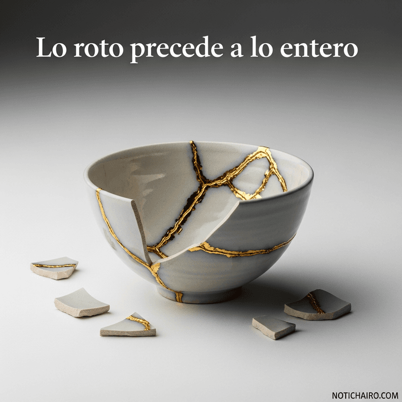 Lo roto precede a lo entero