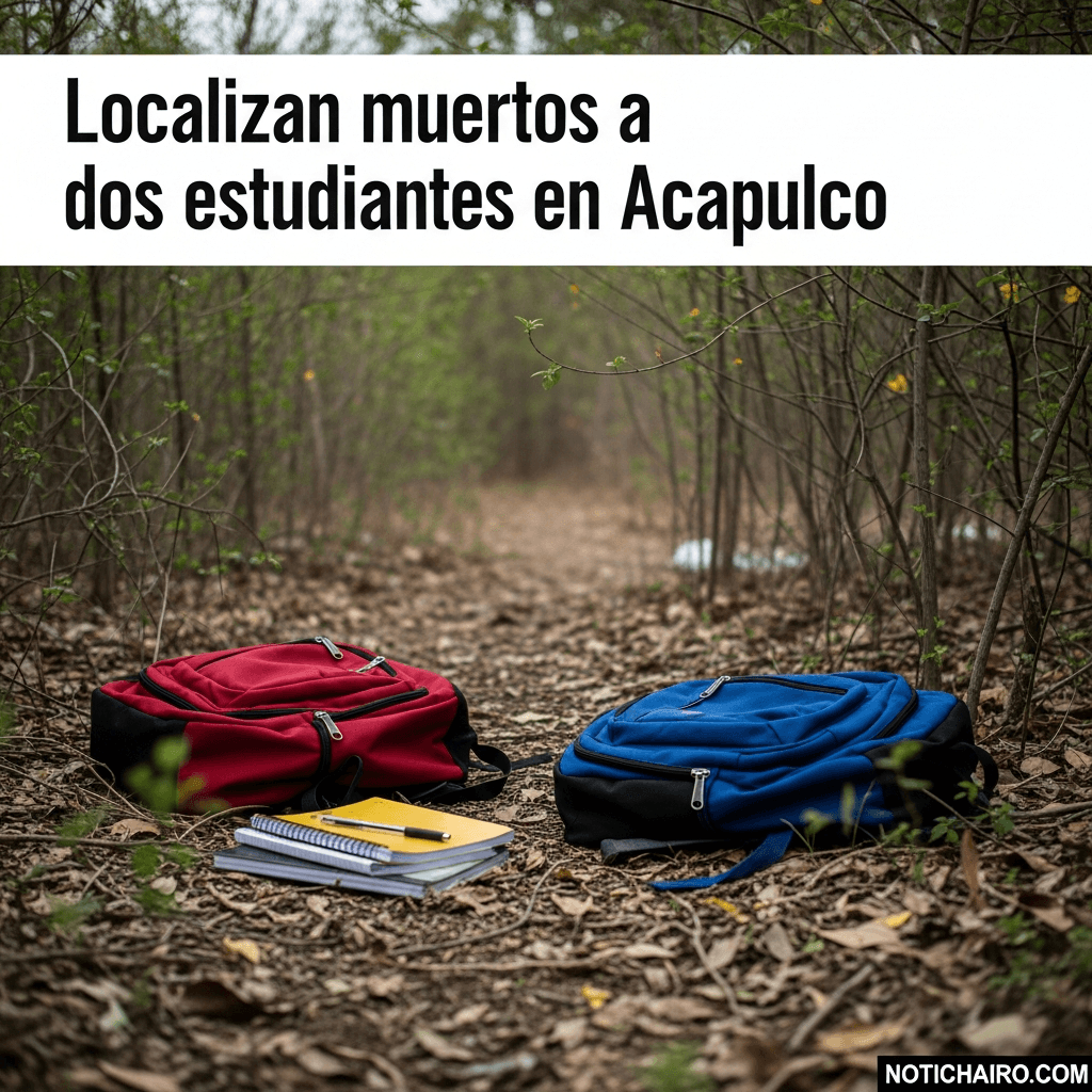 Localizan muertos a dos estudiantes en Acapulco