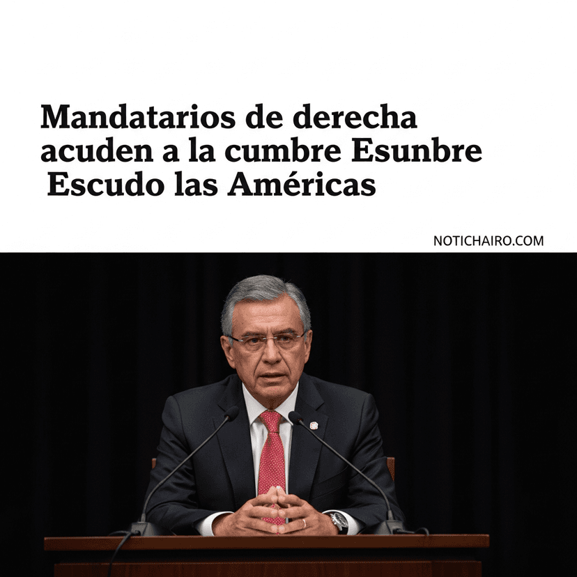 Mandatarios de derecha acuden a la cumbre Escudo de las Américas