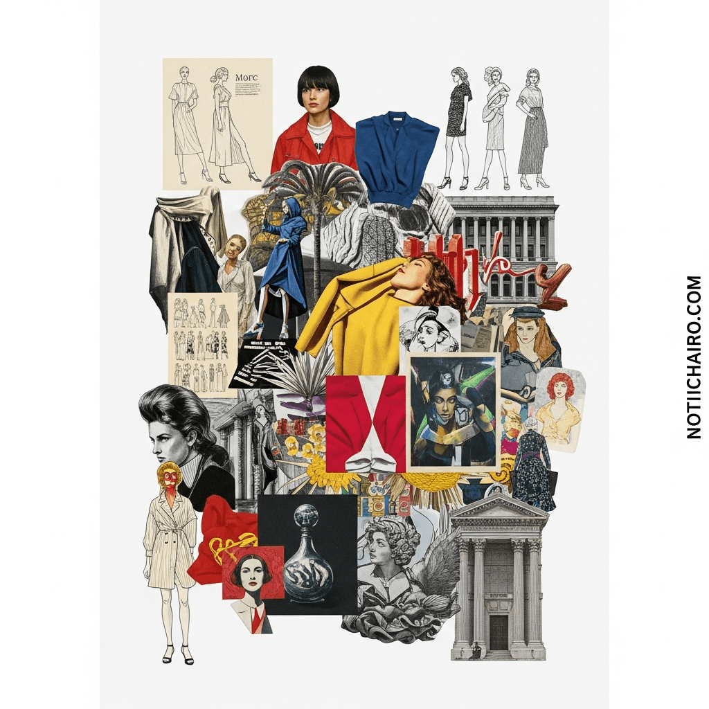 Marc by Sofia, collage evocador de las influencias del diseñador