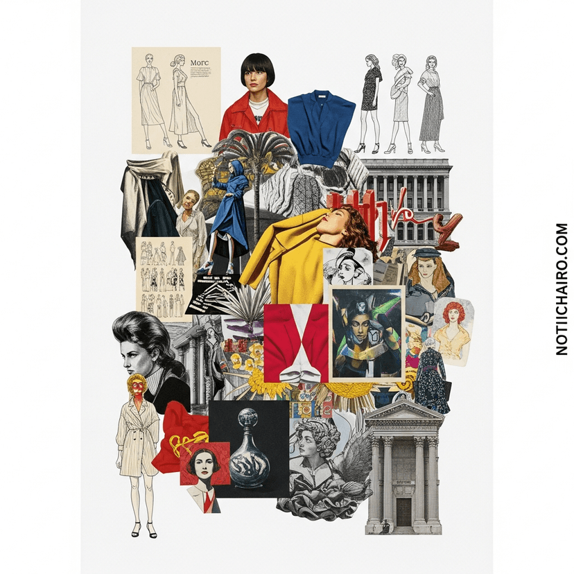 Marc by Sofia, collage evocador de las influencias del diseñador